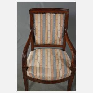 Sechs Biedermeiersessel