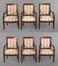 Sechs Biedermeiersessel