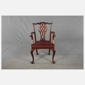 Sitzgruppe im Chippendale-Stil