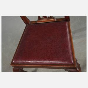 Sitzgruppe im Chippendale-Stil