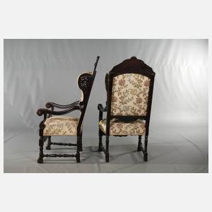 Paar Ohrenbackensessel