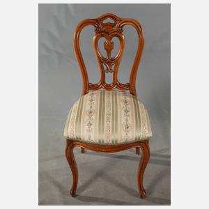 Vier Stühle Louis Philippe