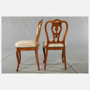 Vier Stühle Louis Philippe