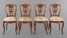Vier Stühle Louis Philippe