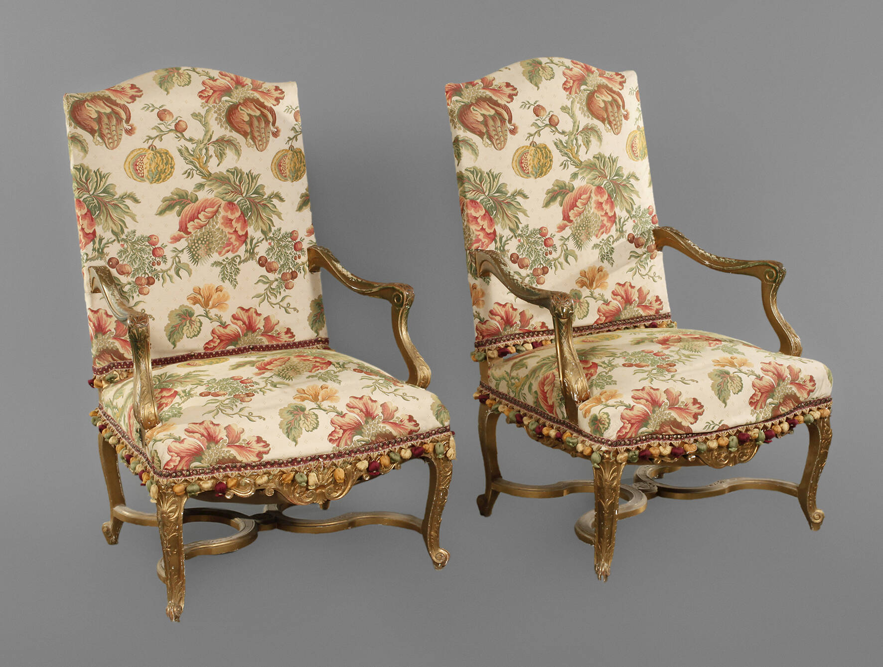 Paar Sessel im Barockstil