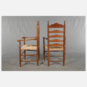 Sechs Armlehnstühle