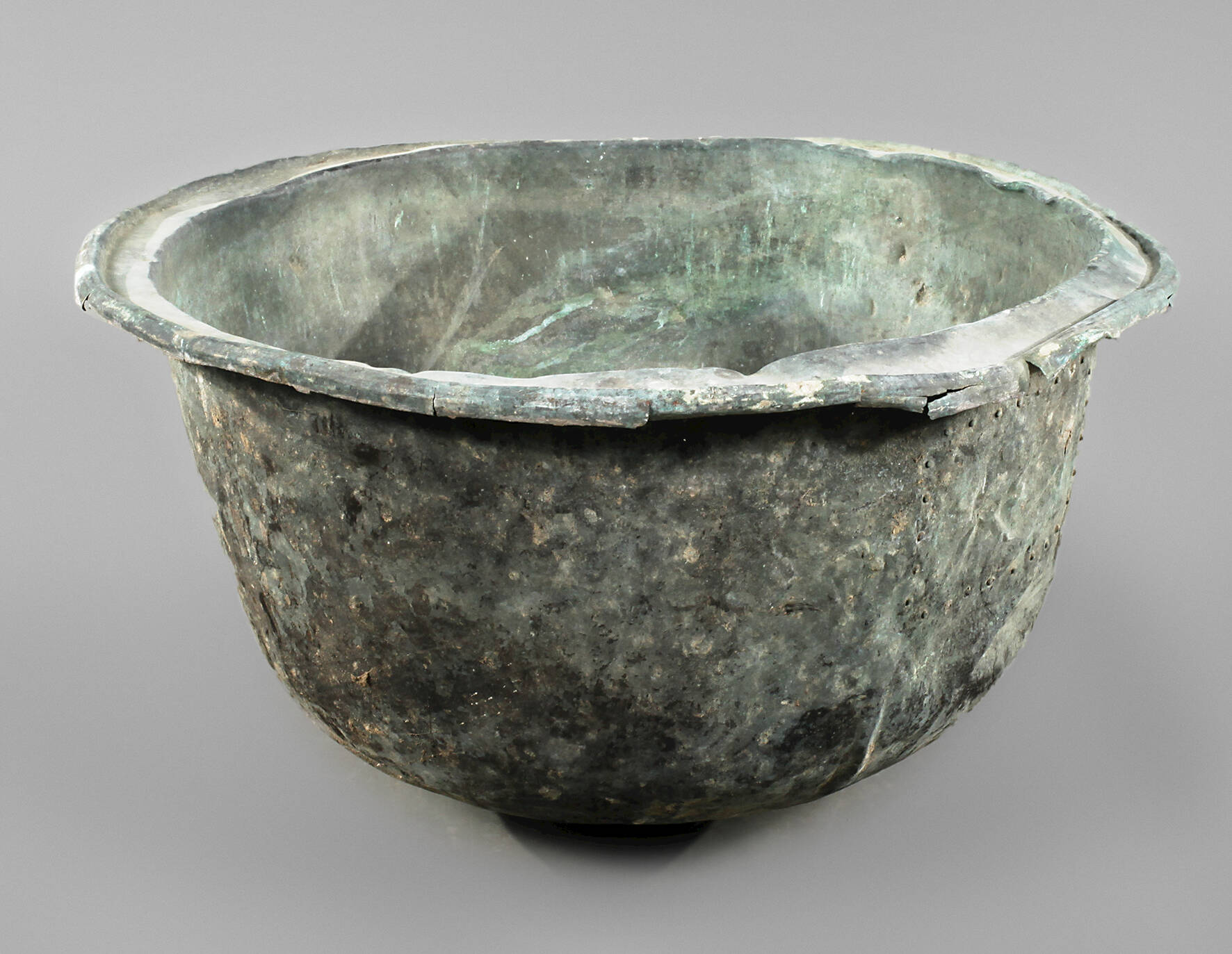 Großer Kupferkessel