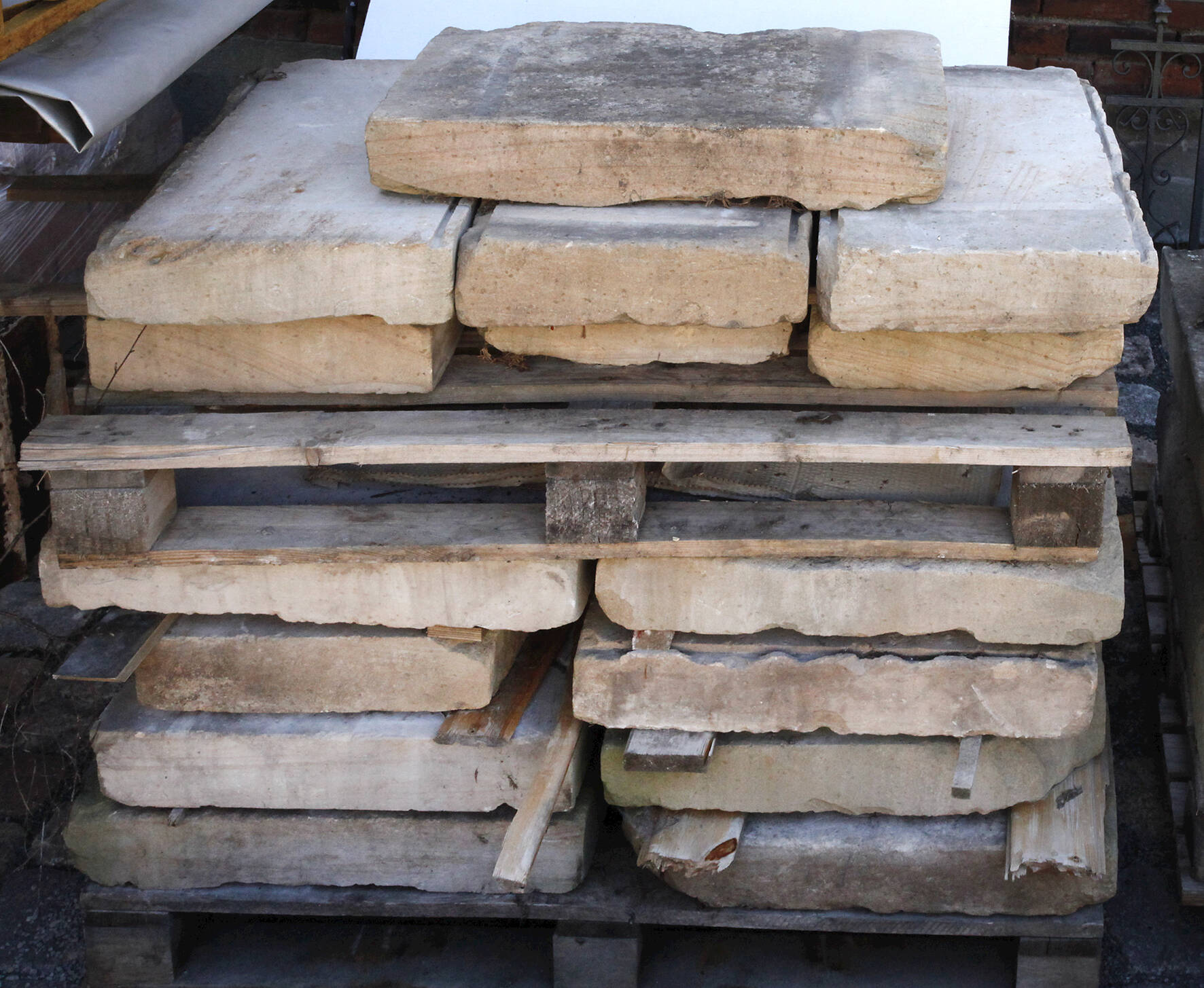 Konvolut Sandsteinplatten