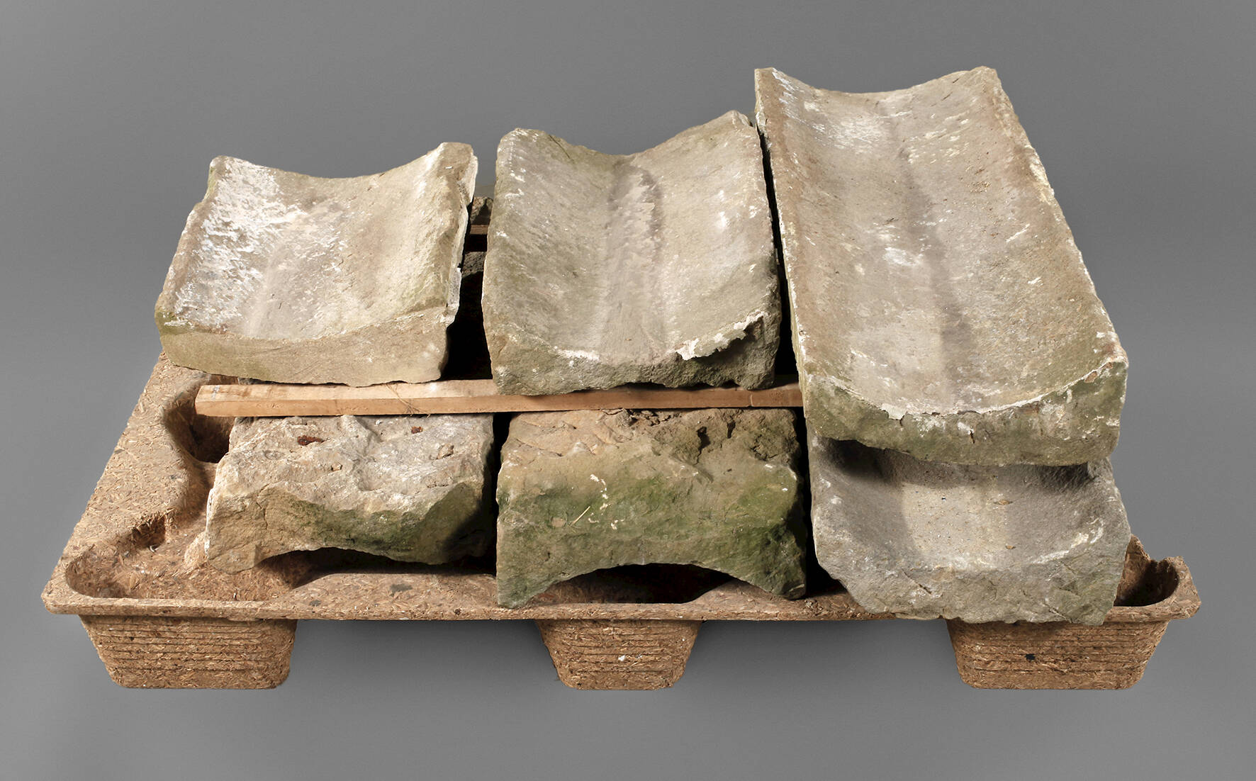 Fünf Sandsteinsegmente