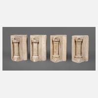 Vier Marmorsegmente111