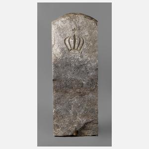 Königlich sächsischer Grenzstein