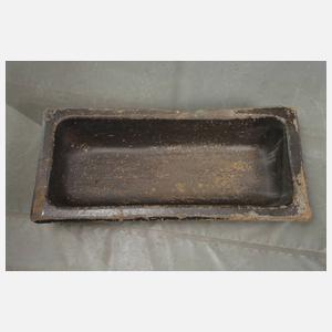 Zwei Tröge Steingut