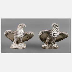 Steinguss zwei Adler