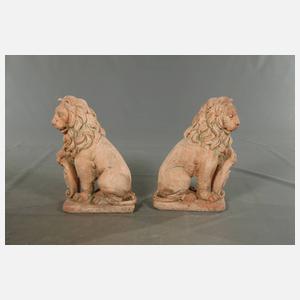 Paar Gartenskulpturen