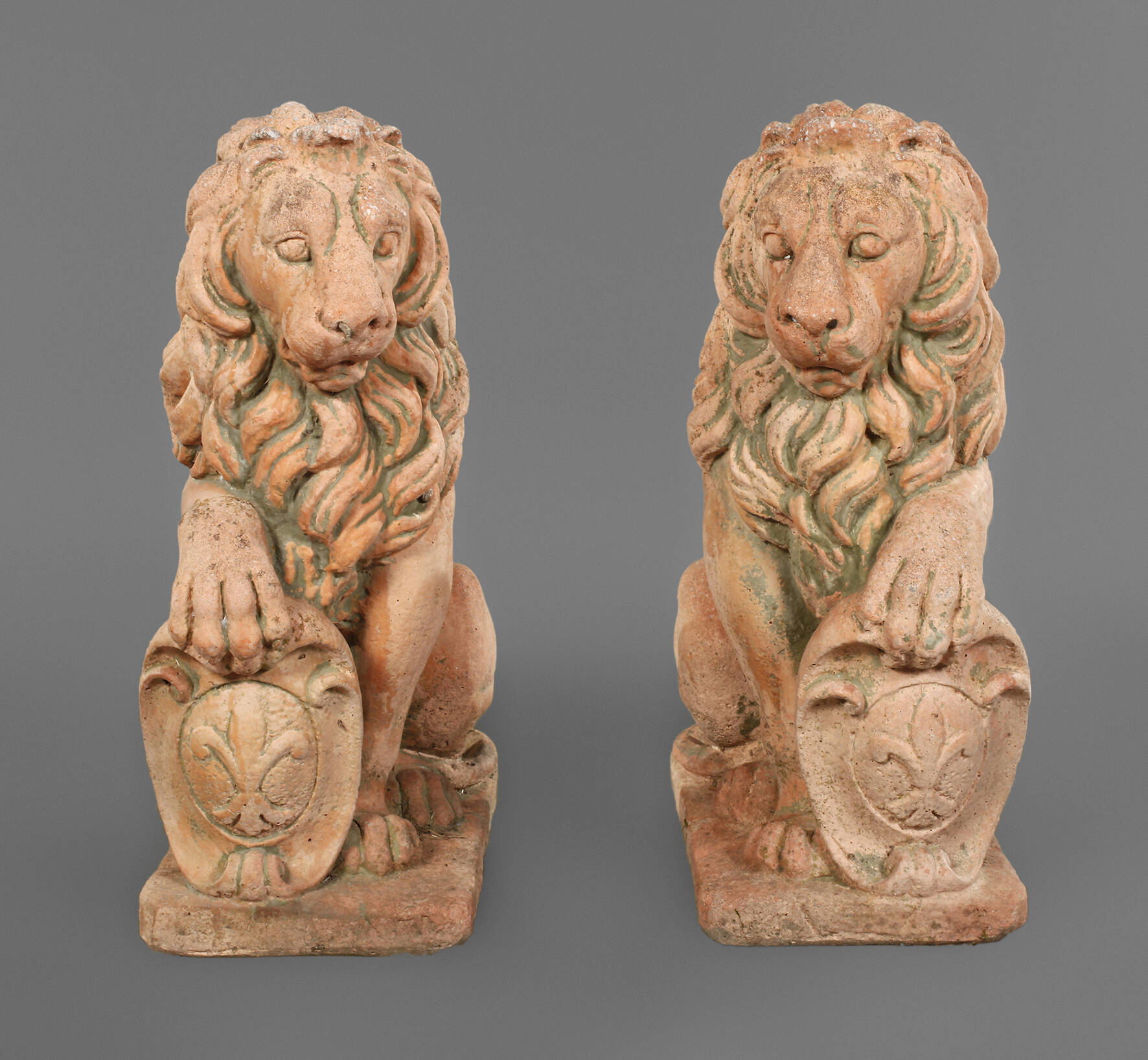 Paar Gartenskulpturen