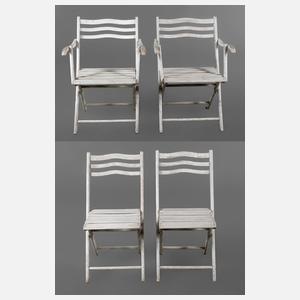 Vier Gartenstühle Naether