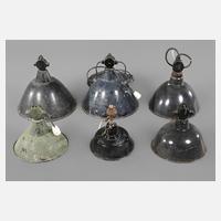 Sechs Industrielampen111