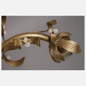 Große Mistellampe Jugendstil