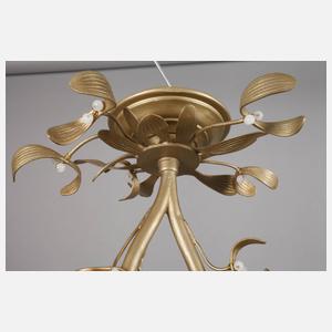 Große Mistellampe Jugendstil