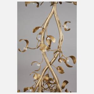 Große Mistellampe Jugendstil