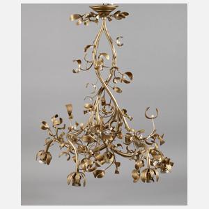 Große Mistellampe Jugendstil