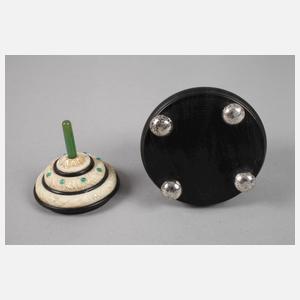 Feine Deckeldose Jugendstil