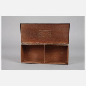 Humidor mit Emailledekor