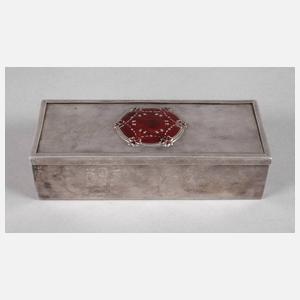 Humidor mit Emailledekor