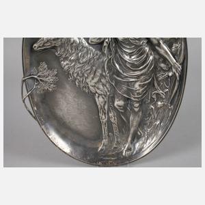 WMF Wandplatte "Diana mit dem Hirsch"