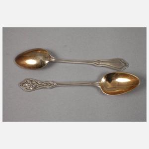 WMF zwölf Mokkalöffel Irisdekor