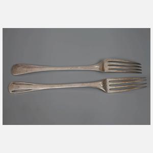 Joseph Maria Olbrich sechs Speisegabeln