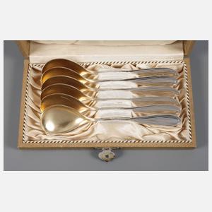 Hans Christiansen sechs Eislöffel