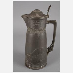 Großer WMF Krug "Abschießen 1929"