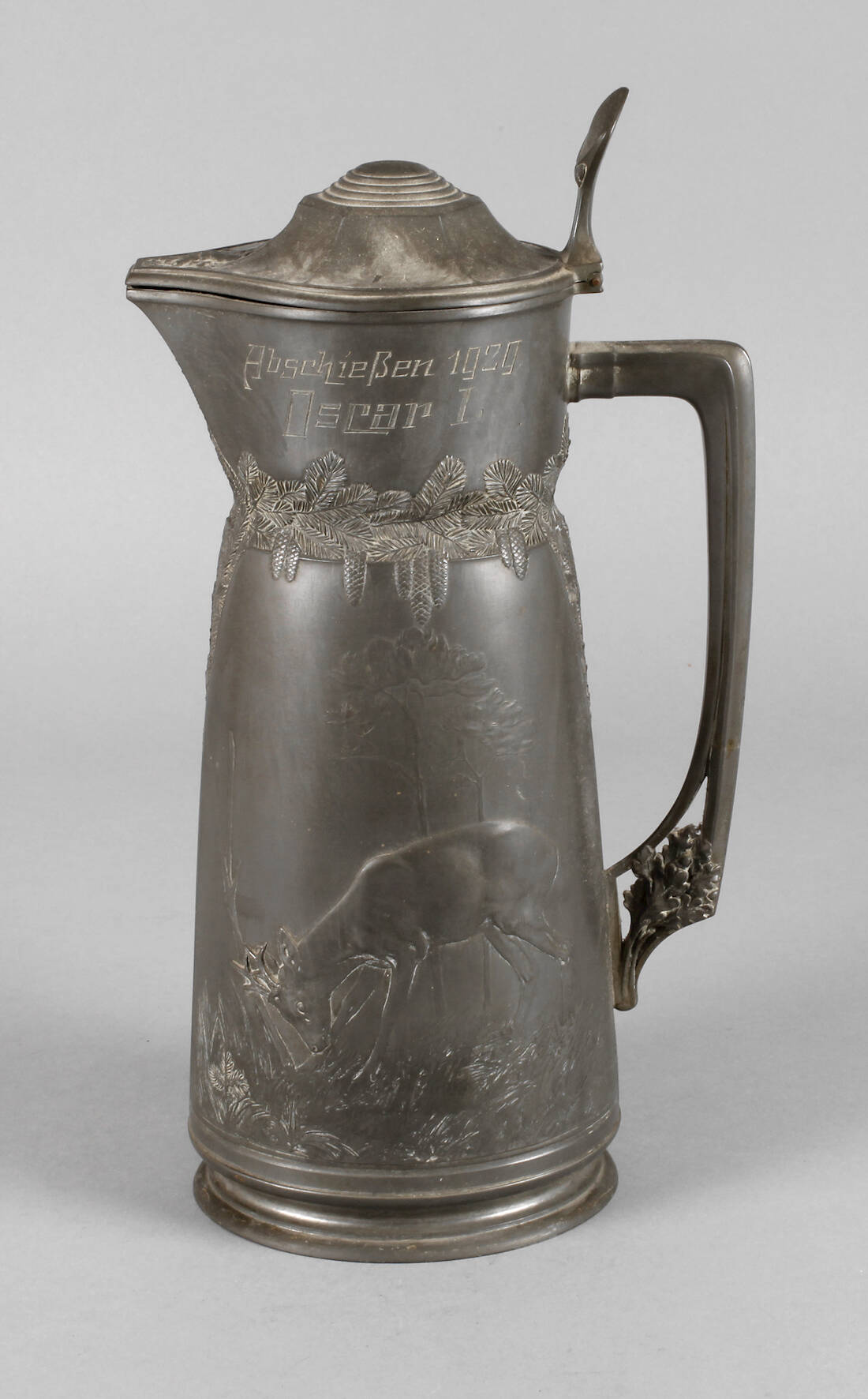 Großer WMF Krug "Abschießen 1929"