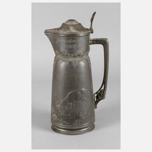 Großer WMF Krug "Abschießen 1929"