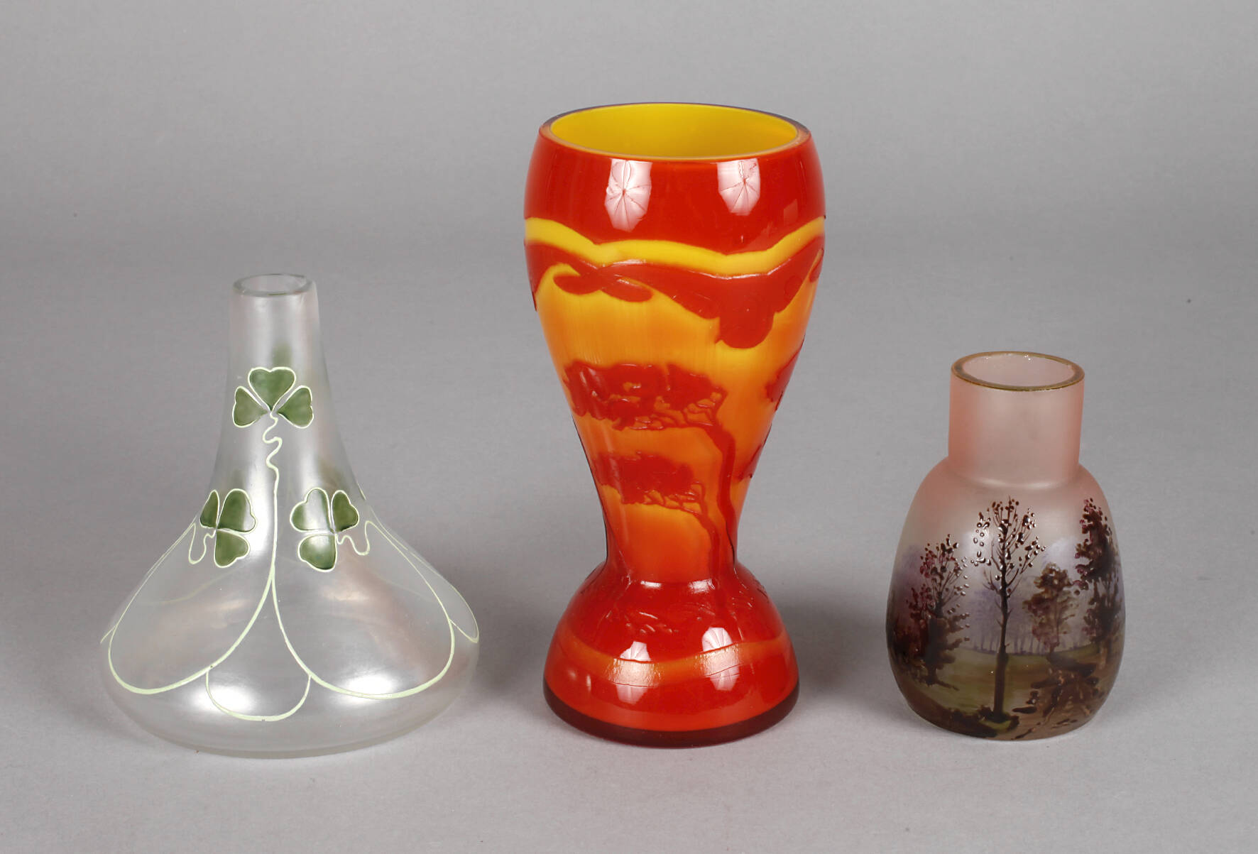 Drei Jugendstilvasen