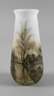 Jugendstilvase mit Landschaftsmalerei