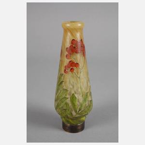 Ätzglasvase Jugendstil