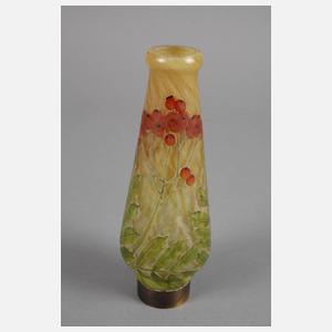 Ätzglasvase Jugendstil