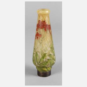 Ätzglasvase Jugendstil