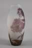 Emile Gallé große Vase Hortensiendekor