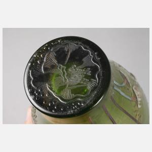 Émile Gallé Vase mit Emaildekor