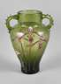 Émile Gallé Vase mit Emaildekor