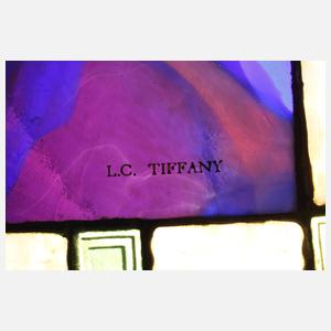 Feines Jugendstil-Bleiglasfenster