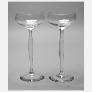 Zwei Champagnerkelche Peter Behrens