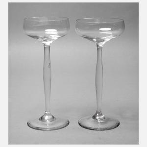 Zwei Champagnerkelche Peter Behrens