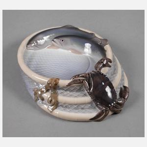 Bing & Grøndahl Schale "Fish and crab"