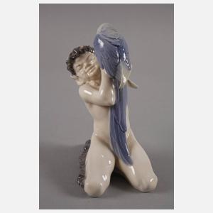 Royal Copenhagen "Faun mit Papagei"