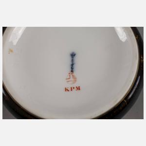 KPM Berlin Vase mit Emailmalerei