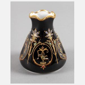 KPM Berlin Vase mit Emailmalerei